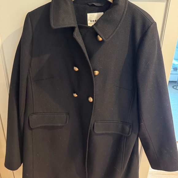 BODEN Double-Breasted Wool Coat - Picture 1 of 3